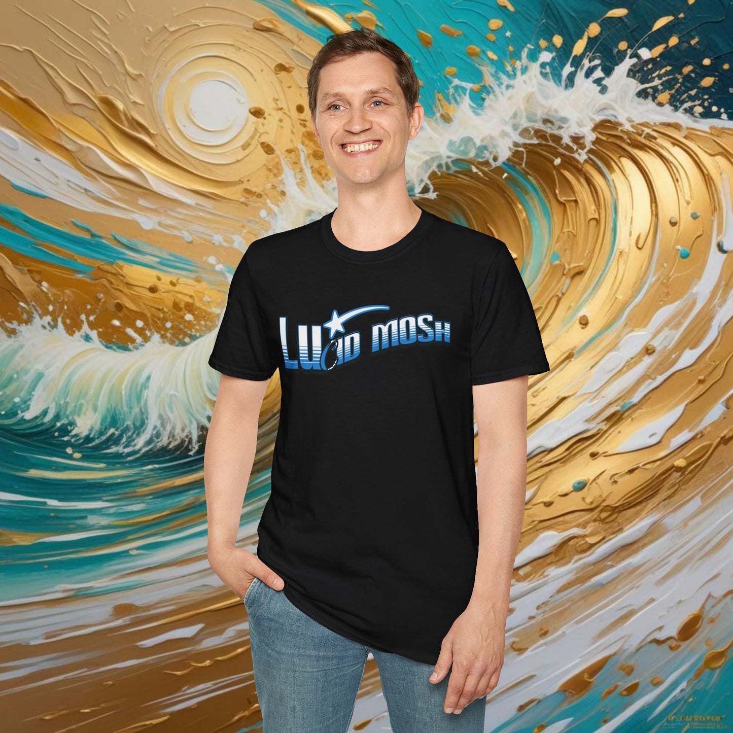 LUCID MOSh Soft Casual Surf Branded T-Shirt