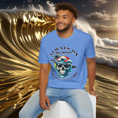 Always On My Mind, Surf T-Shirt by LUCID MOSH