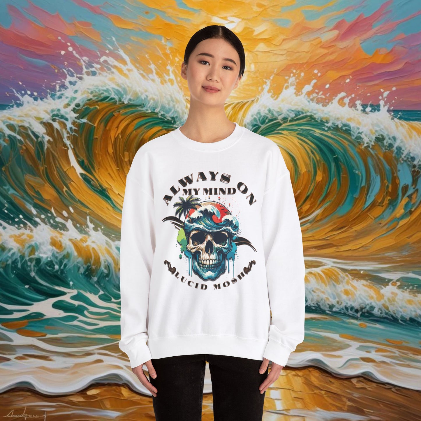 "Always On My Mind" LUCID MOSh Crewneck Sweatshirt