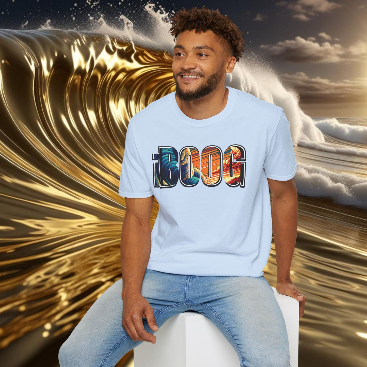 iBOOG Bodyboard Design Logo Soft Style Tee: Soft Stylish and Comfort All in One