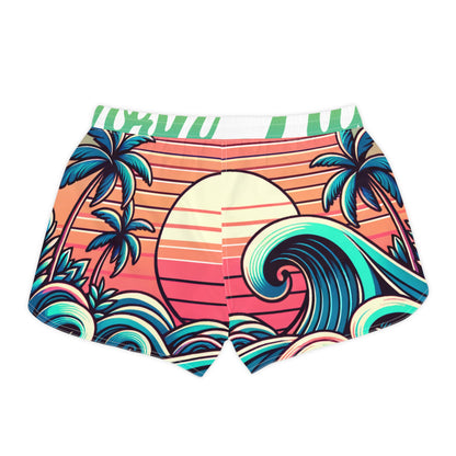 Shorts for Casual Times | Retro Sunset Shorts | LUCID MOSh