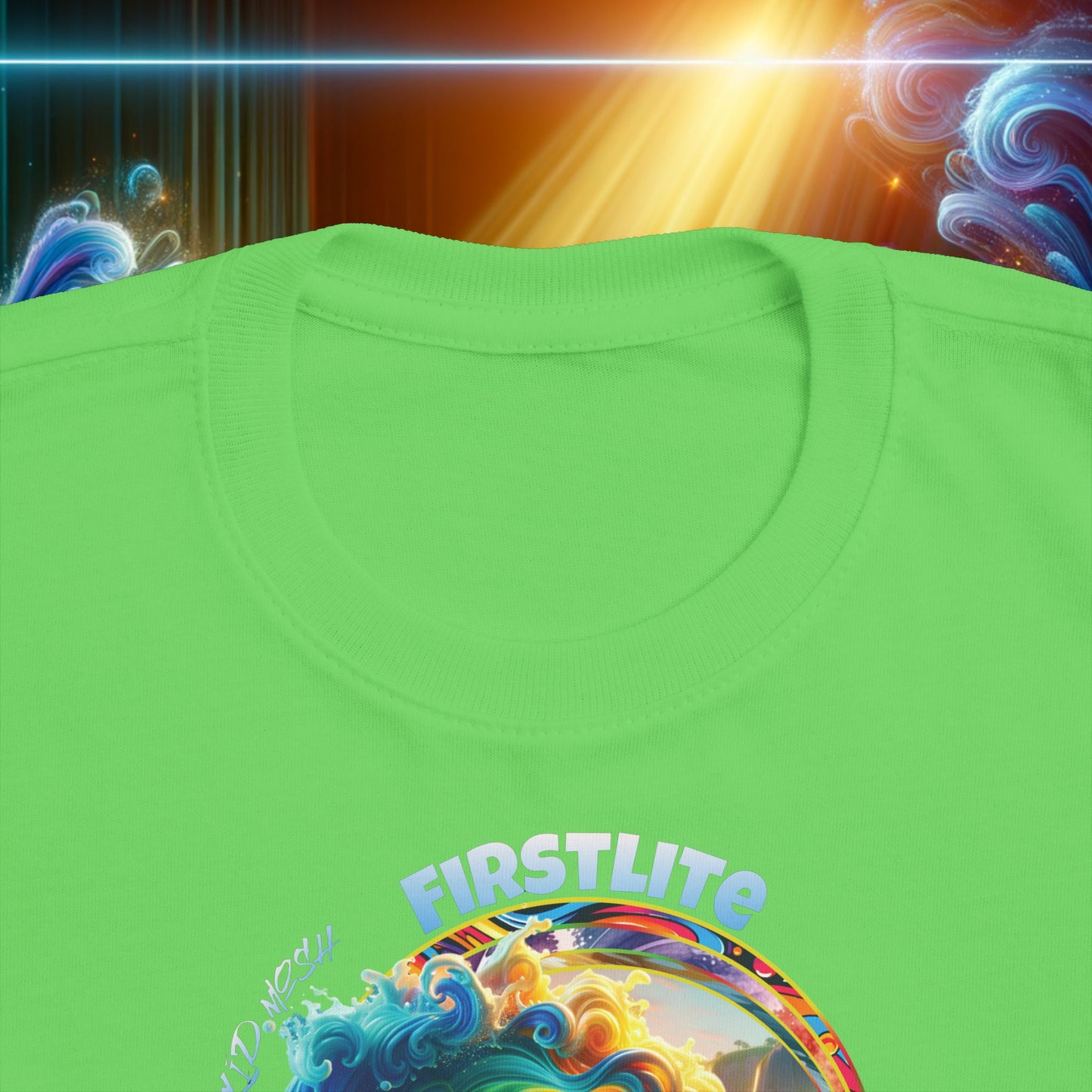 A Fine Tee for a Little Surfers: "Firstlite Fortrites" KIDS MOSh, LUCID MOSh