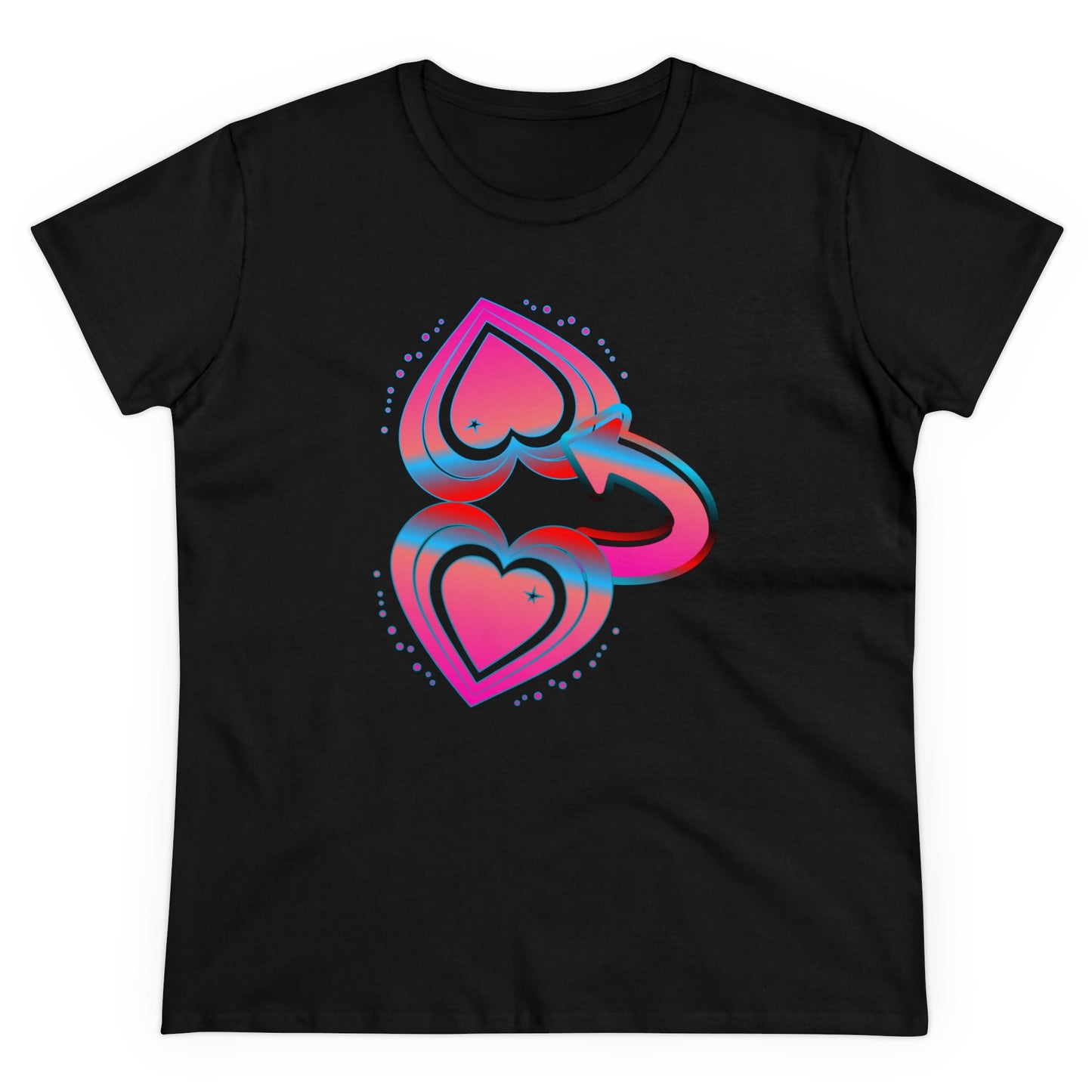 BTLmaui Logo Design Women's Cotton Tee: A Comfortable And Stylish Surf T-Shirt for the Ladies