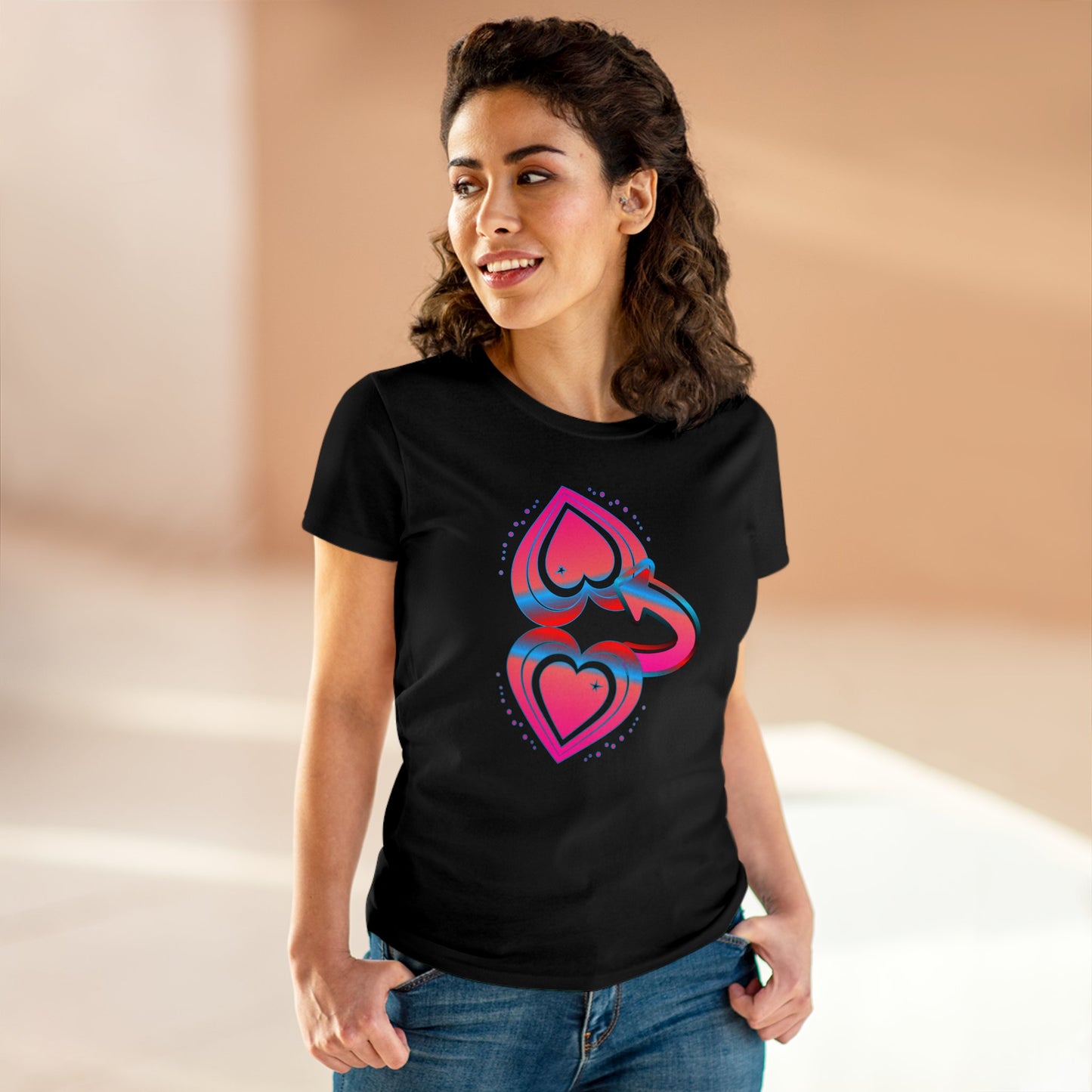 BTLmaui Logo Design Women's Cotton Tee: A Comfortable And Stylish Surf T-Shirt for the Ladies